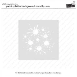 Paint Splatter Background Stencil -Craftora Sale Store LF2895 PaintSplatterBackgroundStencil2