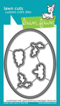 Giant Thank You Messages Lawn Cuts