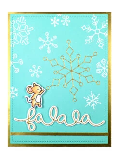 Snowflake Duo Hot Foil Plates -Craftora Sale Store LF2979 SnowflakeDuoHotFoilPlates2