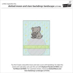 Dotted Moon And Stars Backdrop: Portrait -Craftora Sale Store LF3106 DottedMoonAndStarsBackdropPortrait2