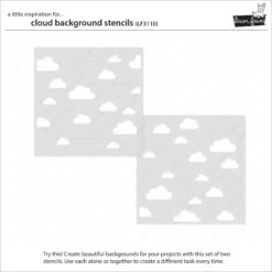 Cloud Background Stencils 5 Cloud Background Stencils -Craftora Sale Store LF3110 CloudBackgroundStencils2