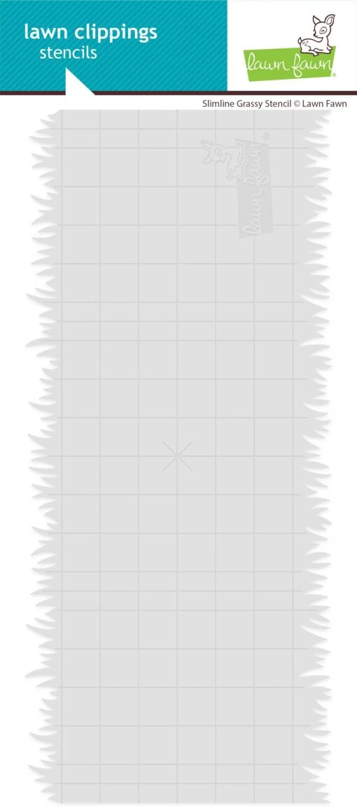 Slimline Grassy Stencil