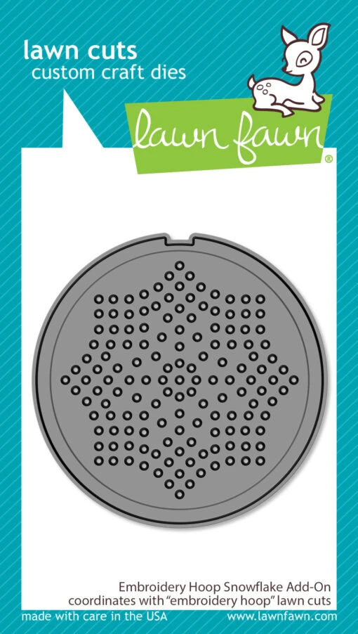 Embroidery Hoop Snowflake Add-on