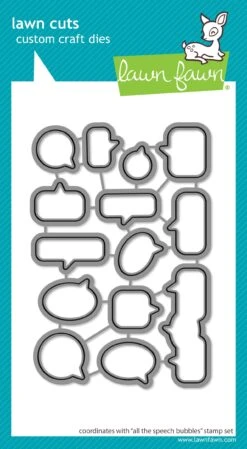 All The Speech Bubbles Lawn Cuts