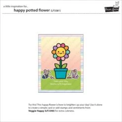 Happy Potted Flower -Craftora Sale Store LF3381 HappyPottedFlower2