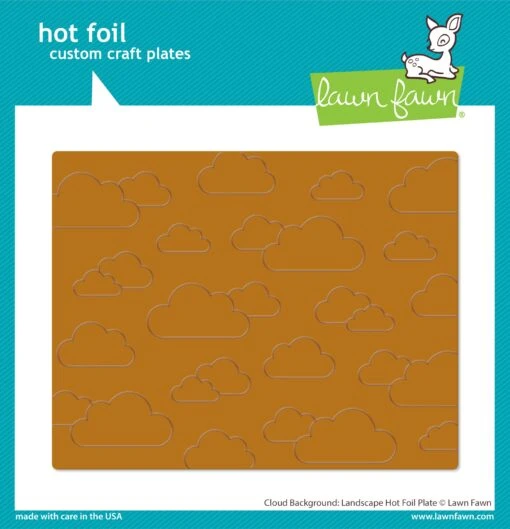 Cloud Background: Landscape Hot Foil Plate