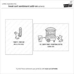 Treat Cart Sentiment Add-on -Craftora Sale Store LF3413 TreatCartSentimentAddOn2