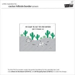 Cactus Hillside Border -Craftora Sale Store LF3437 CactusHillsideBorder2