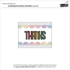 Scalloped Arches Border -Craftora Sale Store LF3439 ScallopedArchesBorder2