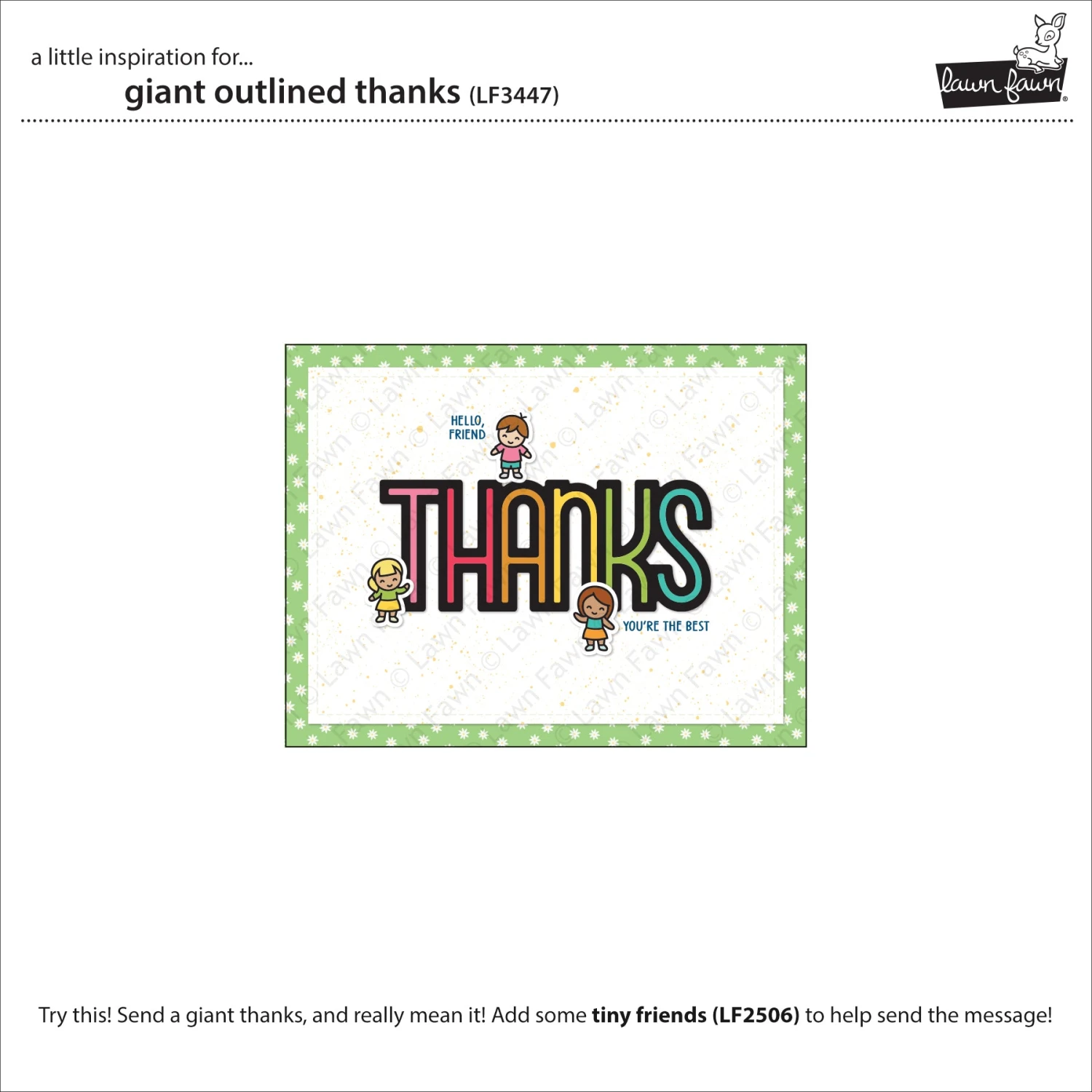 Giant Outlined Thanks 3 Giant Outlined Thanks - Image 3