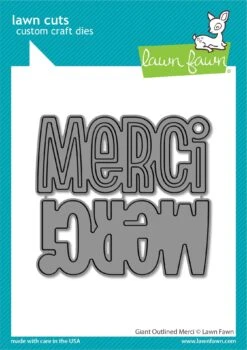 Giant Outlined Merci