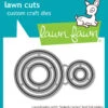 Bokeh Circles Hot Foil Plates Lawn Cuts