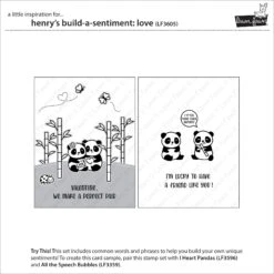 Henry's Build-a-sentiment: Love -Craftora Sale Store LF3605 HenrysBuildASentimentLove2
