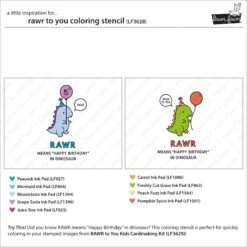 Rawr To You Coloring Stencil -Craftora Sale Store LF3628 RAWRToYouColoringStencil5 f0a86f83 9dd3 4663 b0d4 524f31b4e4d1