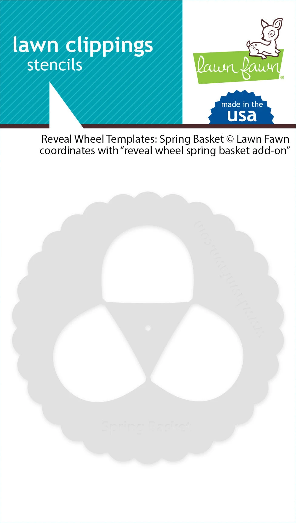 Reveal Wheel Templates: Spring Basket 1 Reveal Wheel Templates: Spring Basket