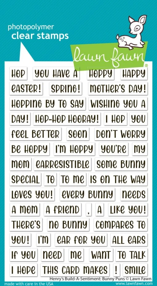 Henry's Build-a-sentiment: Bunny Puns