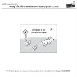 Henry's Build-a-sentiment: Bunny Puns 15 Henry's Build-a-sentiment: Bunny Puns -Craftora Sale Store LF3678 HenrysBuildASentimentBunnyPuns4