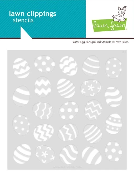 Easter Egg Background Stencils