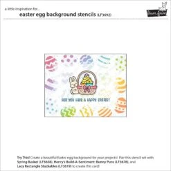 Easter Egg Background Stencils -Craftora Sale Store LF3692 EasterEggBackgroundStencils3
