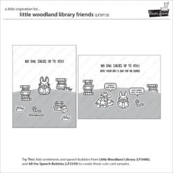 Little Woodland Library Friends -Craftora Sale Store LF3713 LittleWoodlandLibraryFriends3