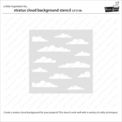 Stratus Cloud Background Stencil -Craftora Sale Store LF3738 StratusCloudBackgroundStencils2