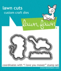 I Love You Mower Lawn Cuts