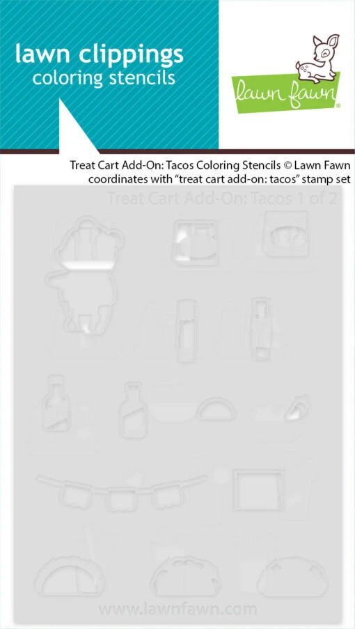 Treat Cart Add-on: Tacos Coloring Stencils