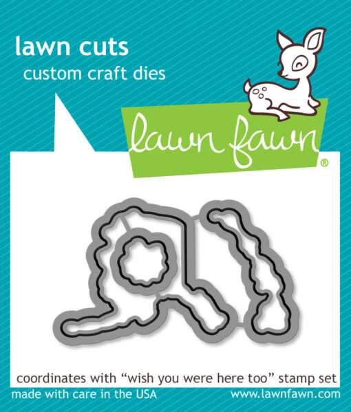 Wish You Were Here, Too Lawn Cuts - Lawn Fawn
