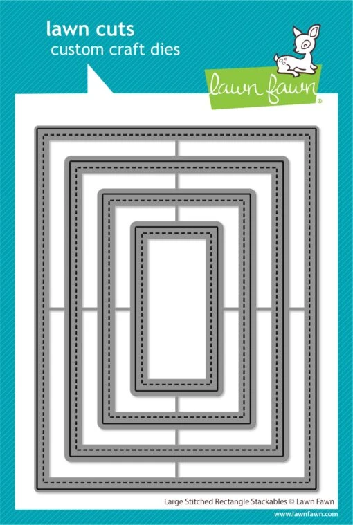 Large Stitched Rectangle Stackables