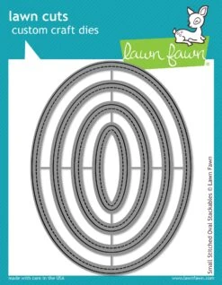 Small Stitched Oval Stackables