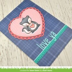 Love Ya Line Border - Lawn Fawn -Craftora Sale Store LacyHeartStackables OutsideInHeartStackables LoveYaLineBorder LacyBorders ChariMoss2 1