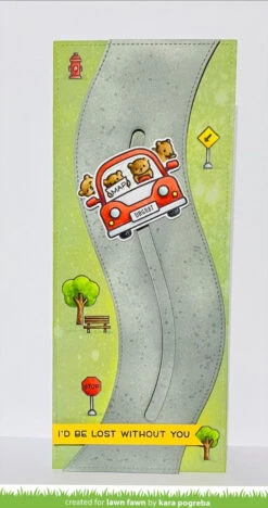 Large Slimline With Sliders -Craftora Sale Store LargeSlimlineWithSliders CarCritters KaraPogreba1