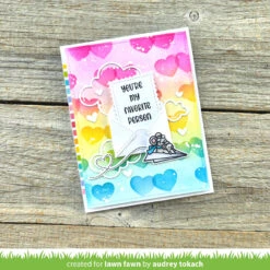 Layered Hearts Background Stencils -Craftora Sale Store LayeredHeartsStencil LittleLetter HenrysBuildASentimentLove AudreyTokach 4750b56a 565b 4580 83c2 f21c3fc1be32