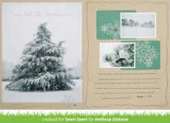 Let It Snow Border -Craftora Sale Store LetItSnowBorderDie PolkaInTheDark MelissaStinson1