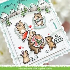 Reveal Wheel Little Snow Globe: Bear Add-on Set -Craftora Sale Store LittleSnowGlobeBear GraceCamou3