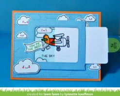 Plane And Simple -Craftora Sale Store MagicColorSlider PlaneAndSimple StitchedCloudBackdrop LynnetteKauffman2