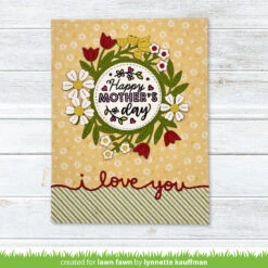 Magic Iris Floral Wreath Add-on -Craftora Sale Store MagicIrisFloralWreath MagicSpringMessages LynnetteKauffman