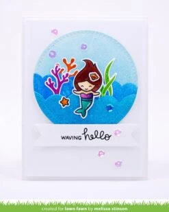 Mermaid For You -Craftora Sale Store MermaidForYou CrossStitchedCircles OceanWavesBorders MelissaStinson