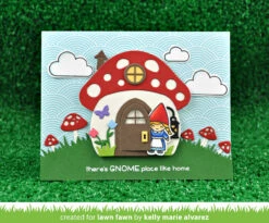 Mushroom House 12 Mushroom House -Craftora Sale Store MushroomHouse MushroomBorder OhGnome ReallyRainbowScallops KellyAlvarez
