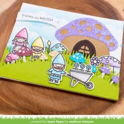 Mushroom Border -Craftora Sale Store OhGnome MushroomHouse MushroomBorder MelissaStinson1