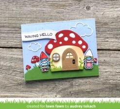 Oh Gnome! 32 Oh Gnome! -Craftora Sale Store OhGnome MushroomHouse MushroomBorder SpiffySpeckles AudreyTokach