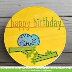 Happy Birthday Line Border -Craftora Sale Store OneInAChameleon HappyBirthdayLineBorder IvyWong