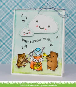 Outside In Stitched Cloud Stackables -Craftora Sale Store OutsideInStitchedCloudStackables ConcertCritters EliseConstable1