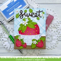 Outside In Stitched Strawberry 17 Outside In Stitched Strawberry -Craftora Sale Store OutsideInStitchedStrawberry StrawberryPatchDies FruitBasketDies MeganQuinn1