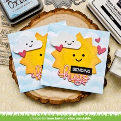 Stitched Sun Frame -Craftora Sale Store OutsideInStitchedSun StitchedSunFrame LongDistanceHugs EliseConstable1