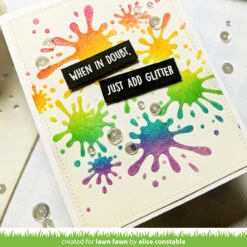 Paint Splatter Background Stencil -Craftora Sale Store PaintSplatterStencil EliseConstable2