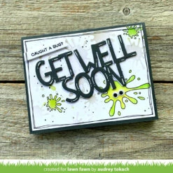 Paint Splatter Background Stencil -Craftora Sale Store PaintSplattersStencil GiantGetWellSoon AudreyTokach