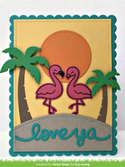 Flamingo Together -Craftora Sale Store PalmTrees FlamingoTogether IvyWong