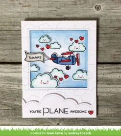Plane And Simple -Craftora Sale Store PlaneAndSimple StitchedCloudBackdrops OutsideInSquares AudreyTokach