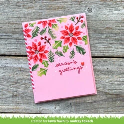 Poinsettia Background Stencils -Craftora Sale Store PoinsettiaBackgroundStencil ScribblySentiments AudreyTokach